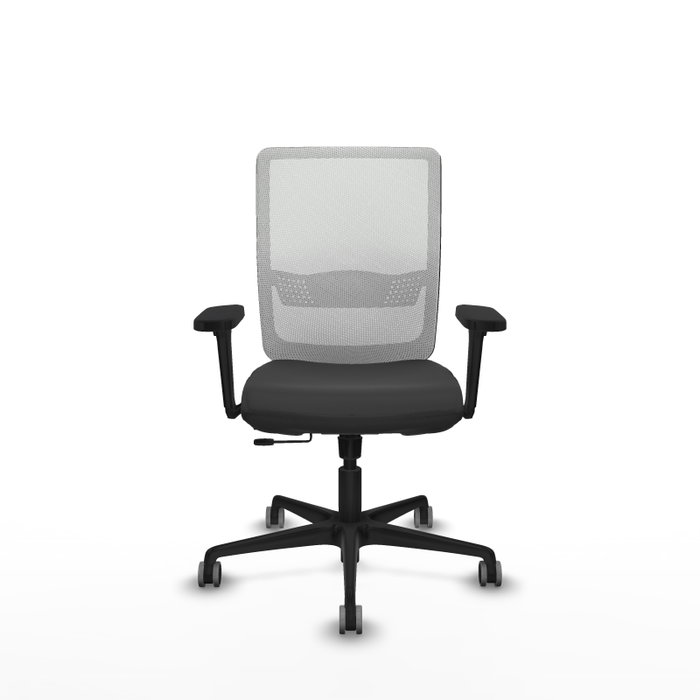 PIQUERAS Y CRESPO Silla de oficina Haches con mecanismo Sincro/Traslack Gris oscuro y Blanco PIQUERAS Y CRESPO Silla de oficina Haches con mecanismo Sincro/Traslack Gris oscuro y Blanco