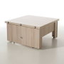 HERRAJES ALK Mecanismo Elevable Mesa Nadia 90x90 Negro