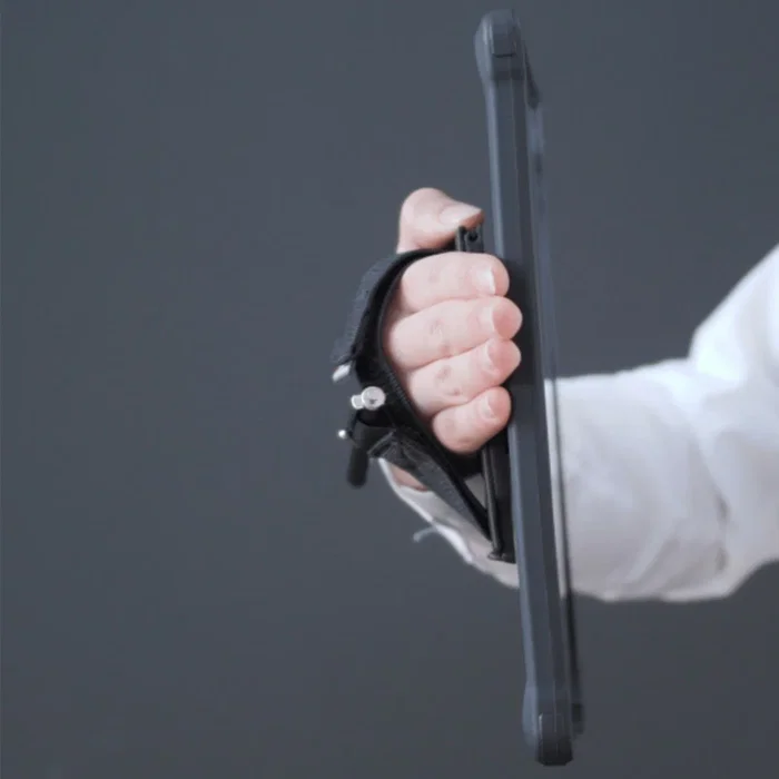 Mobilis Protech Funda Protección 360 con Correa de Mano y Soporte para Samsung Galaxy Tab A9+ 11'' (SM-X210 / SM-X216) 27.7 cm Negro