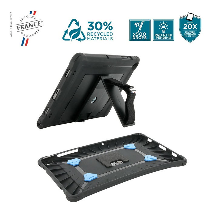 Mobilis Protech Funda con Correa de Mano 360 y Soporte para Galaxy Tab A9+ Mobilis Protech Funda con Correa de Mano 360 y Soporte para Galaxy Tab A9+