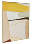 DKD Home Decor Cuadro Lino PS Abstracto Multicolor Set de 2 (80x100 cm)