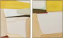 DKD Home Decor Cuadro Lino PS Abstracto Multicolor Set de 2 (80x100 cm)