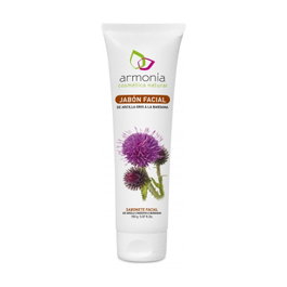 Armonia Jabón Facial Arcilla Gris - Limpieza Profunda Pieles Grasas Mixtas, Antiespinas y Puntos Negros