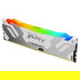 Kingston FURY Renegade RGB White 32GB 6400MT/s DDR5 CL32 DIMM Módulo de Memoria RAM con Intel XMP 3.0