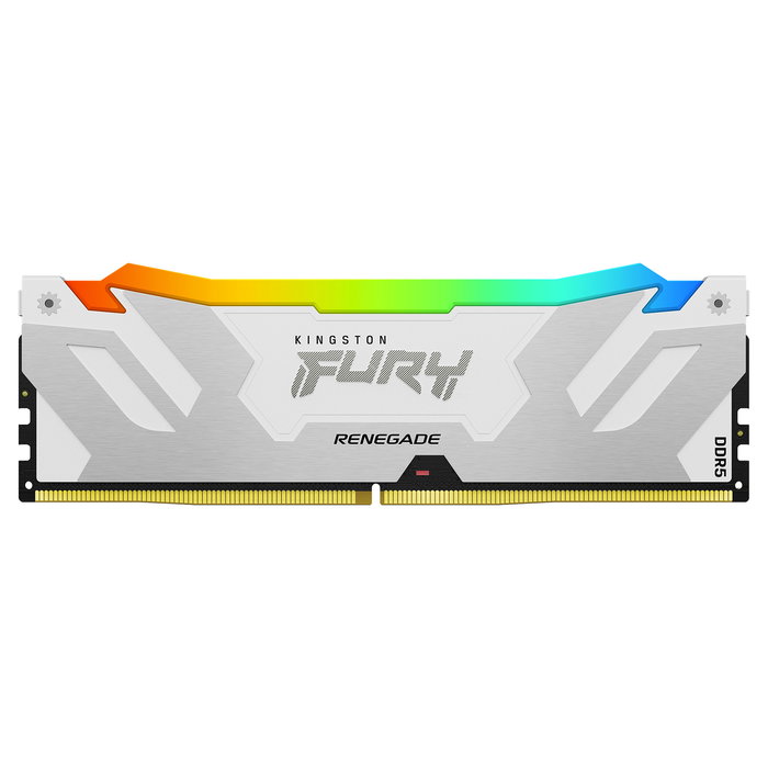 Kingston FURY Renegade RGB White 32GB 6400MT/s DDR5 CL32 DIMM Módulo de Memoria RAM con Intel XMP 3.0 Kingston FURY Renegade RGB White 32GB 6400MT/s DDR5 CL32 DIMM Módulo de Memoria RAM con Intel XMP 3.0