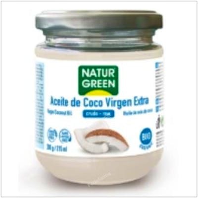 NATURGREEN Aceite Virgen De Coco 1ª Presión Frío 200Gr. Bio