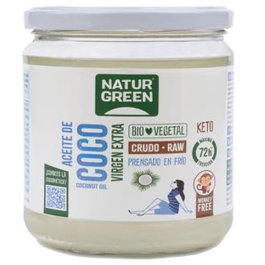 NATURGREEN Aceite Virgen De Coco 1ª Presión Frío 200Gr. Bio