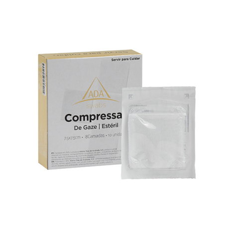 Gasa Esteril 7.5x7.5 cm 8C-17Hilos 40Sobresx5 Grasas Gasa Esteril 7.5x7.5 cm 8C-17Hilos 40Sobresx5 Grasas