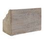 DKD Home Decor Organizador de Cartas de Madera de Mango Natural