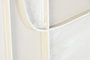 DKD Home Decor Set de 2 Cuadros Abstractos sobre Lienzo, 92x92 cm, Blanco y Beige