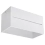 Spotlight Lámpara de Techo Lobo SOL-SL.0384, Diseño Moderno Rectangular en Aluminio para 2 Bombillas