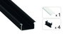 GreenIce Perfil de Aluminio KIMERA-SKAST Anodizado Negro con Difusor Opal y Tapones 2,02M