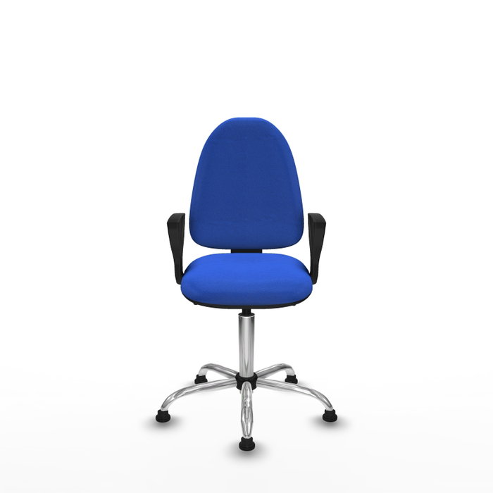 PIQUERAS Y CRESPO Silla de oficina Aýna Azul con mecanismo Asincro