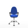 PIQUERAS Y CRESPO Silla de oficina Aýna Azul con mecanismo Asincro