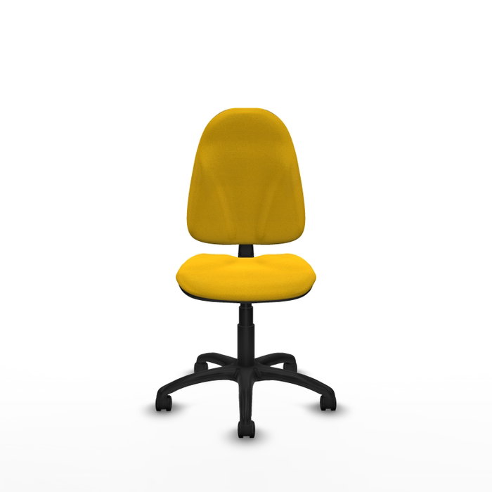 PIQUERAS Y CRESPO Silla de oficina Algarra Tapizada en Tela Amarillo