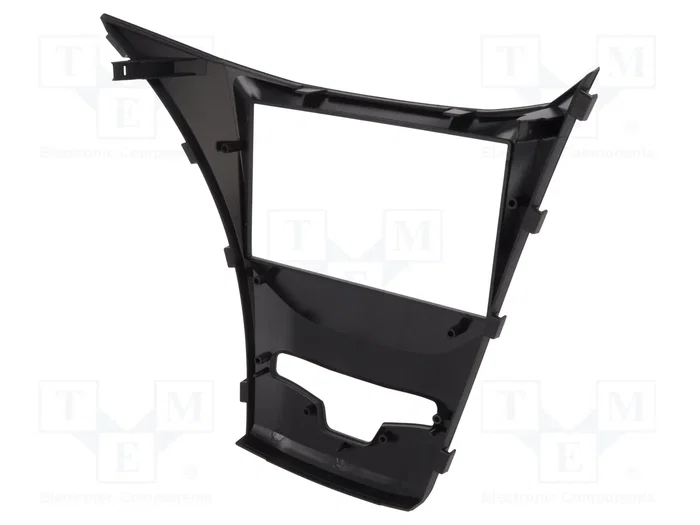 PER.PIC. Bastidor de montaje de radio para SsangYong Korando 2 DIN negro PER.PIC. Bastidor de montaje de radio para SsangYong Korando 2 DIN negro