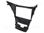 PER.PIC. Bastidor de montaje de radio para SsangYong Korando 2 DIN negro