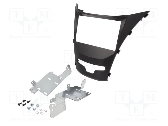 PER.PIC. Bastidor de montaje de radio para SsangYong Korando 2 DIN negro PER.PIC. Bastidor de montaje de radio para SsangYong Korando 2 DIN negro
