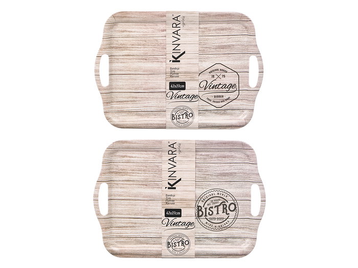 Kinvara Bandeja Melamina 42x27 cm Surtidos Bistro (Set de 18) Kinvara Bandeja Melamina 42x27 cm Surtidos Bistro (Set de 18)