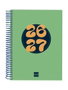 Finocam Agenda Cool para Estudiantes Espiral Verde 2026-2027 155x212mm