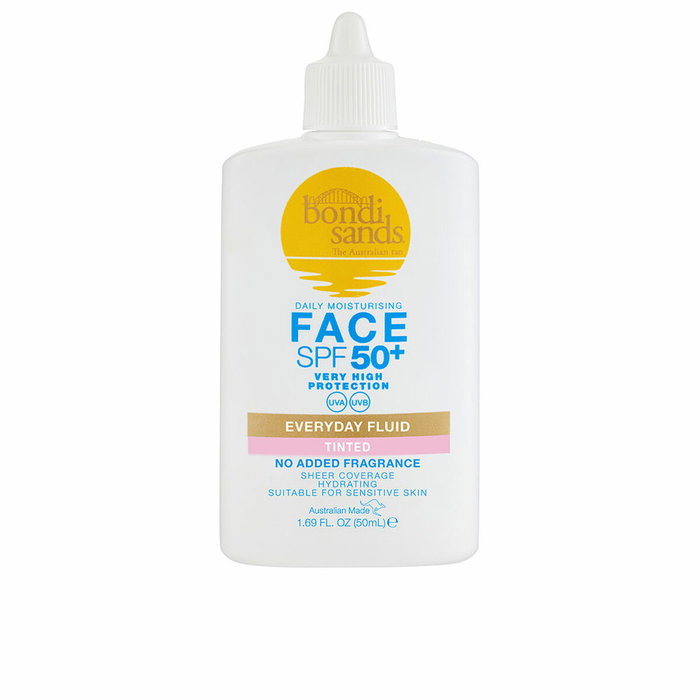 Bondi Sands EVERYDAY Fluido Facial con Color Sin Perfume SPF50+ 50 ml