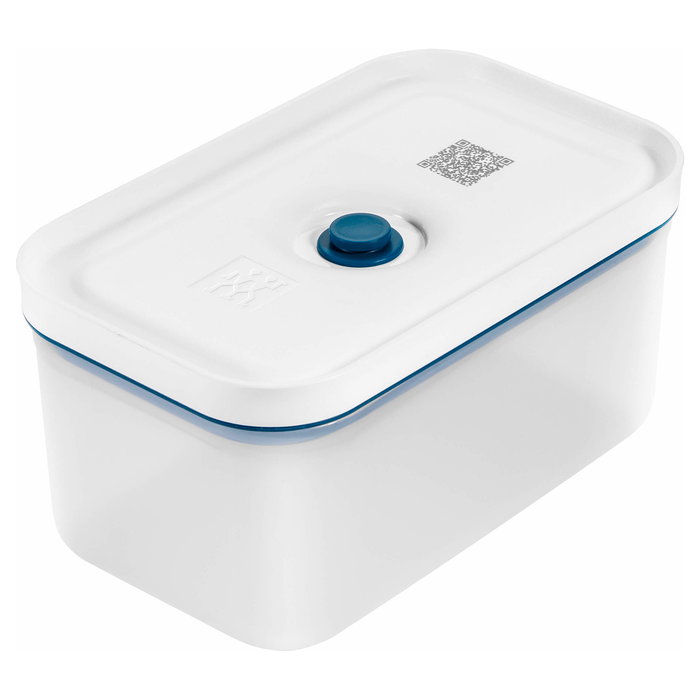 Zwilling 36815-015-0 Fresh&Save Family Set - Envasadora al Vacío con 2 Recipientes de 2300 ml Plástico y 7 Bolsas, Sellado al Vacío, Botones, Azul y Blanco