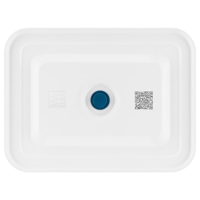 Zwilling 36815-015-0 Fresh&Save Family Set - Envasadora al Vacío con 2 Recipientes de 2300 ml Plástico y 7 Bolsas, Sellado al Vacío, Botones, Azul y Blanco