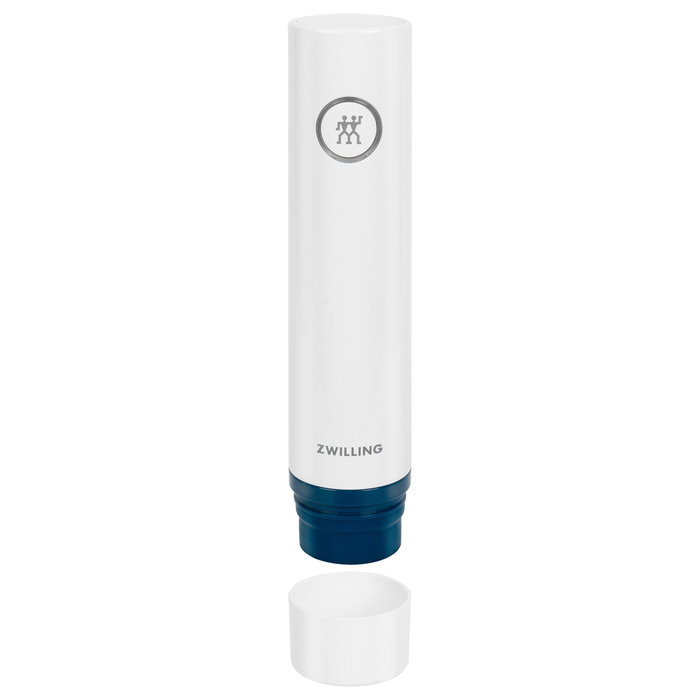 Zwilling 36815-015-0 Fresh&Save Family Set - Envasadora al Vacío con 2 Recipientes de 2300 ml Plástico y 7 Bolsas, Sellado al Vacío, Botones, Azul y Blanco