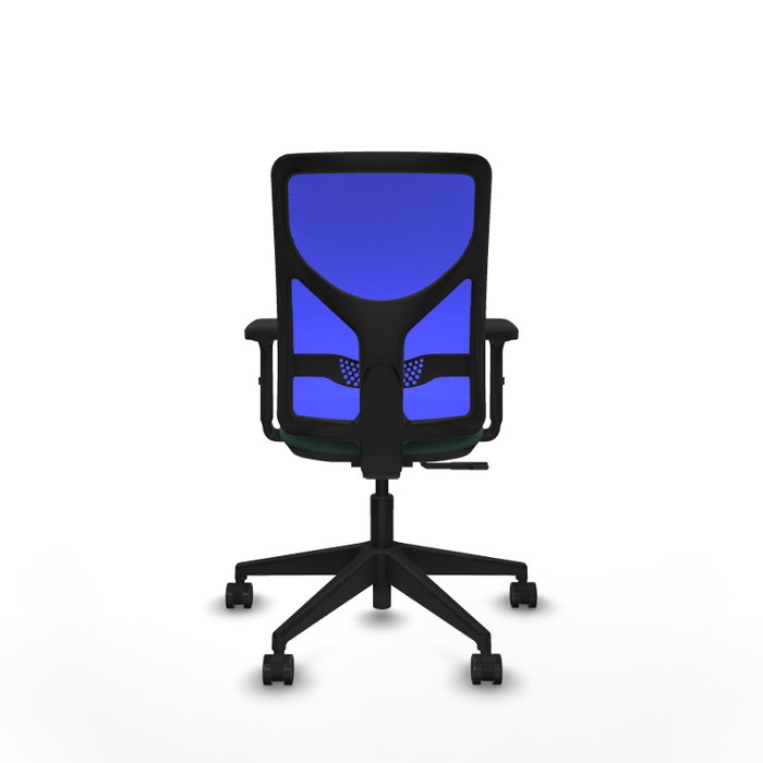 PIQUERAS Y CRESPO Silla de oficina Motilla con mecanismo Sincro, Verde botella y Azul PIQUERAS Y CRESPO Silla de oficina Motilla con mecanismo Sincro, Verde botella y Azul