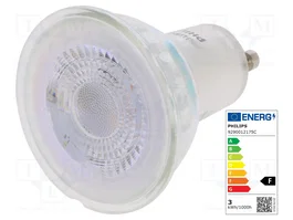 PHILIPS Lámpara LED GU10 Blanco Cálido 2,7W