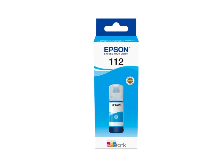 Epson EcoTank 112 Cartucho de Tinta Cian Original 70ml Epson EcoTank 112 Cartucho de Tinta Cian Original 70ml