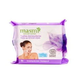 MASMI Toallitas Desmaquillantes Ecológicas con Aloe Vera y Manzanilla - 20 Ud.