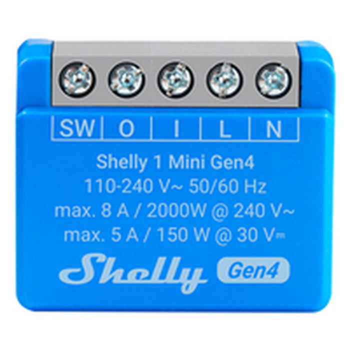 Shelly Módulo switch Mini 1 Gen4 Wi-Fi BT