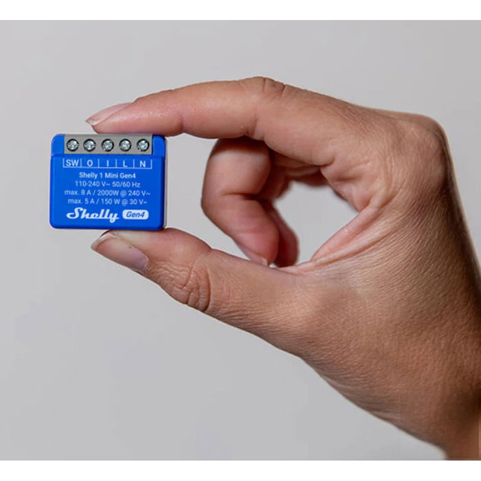 Shelly Módulo switch Mini 1 Gen4 Wi-Fi BT