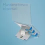 R go tools Soporte para portátil R-Go Riser Flexible 10-22 pulgadas Plata
