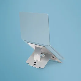 R go tools Soporte para portátil R-Go Riser Flexible 10-22 pulgadas Plata