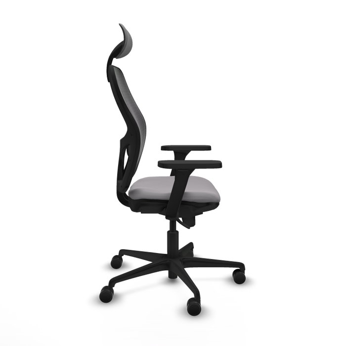 PIQUERAS Y CRESPO Silla de oficina Jorquera Gris y Negro con Mecanismo Sincro PIQUERAS Y CRESPO Silla de oficina Jorquera Gris y Negro con Mecanismo Sincro