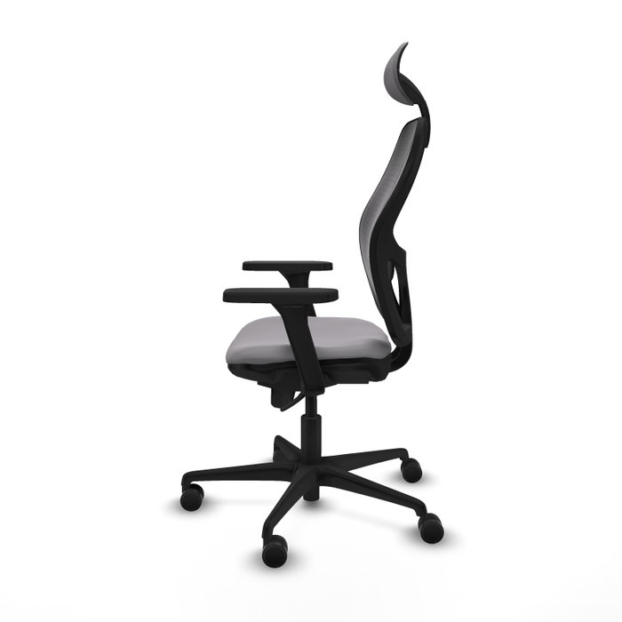 PIQUERAS Y CRESPO Silla de oficina Jorquera Gris y Negro con Mecanismo Sincro PIQUERAS Y CRESPO Silla de oficina Jorquera Gris y Negro con Mecanismo Sincro