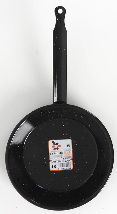 La Estrella Sarten Llana Bordonada Jaspeada 18 cm (10 Unidades)