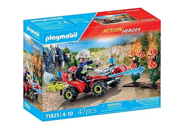 PLAYMOBIL Quad de Bomberos Action Heroes 71825 PLAYMOBIL Quad de Bomberos Action Heroes 71825