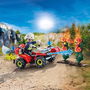 Playmobil Quad de Bomberos con Cañón de Agua Action Heroes 71825 para Misiones de Rescate