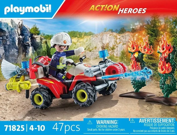PLAYMOBIL Quad de Bomberos 71825 PLAYMOBIL Quad de Bomberos 71825