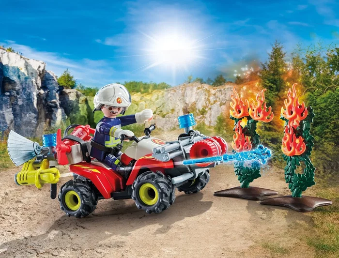 PLAYMOBIL Quad de Bomberos 71825 PLAYMOBIL Quad de Bomberos 71825