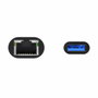Aisens Conversor USB 3.0 a Ethernet Gigabit 10/100/1000 Mbps, Gris, 15cm
