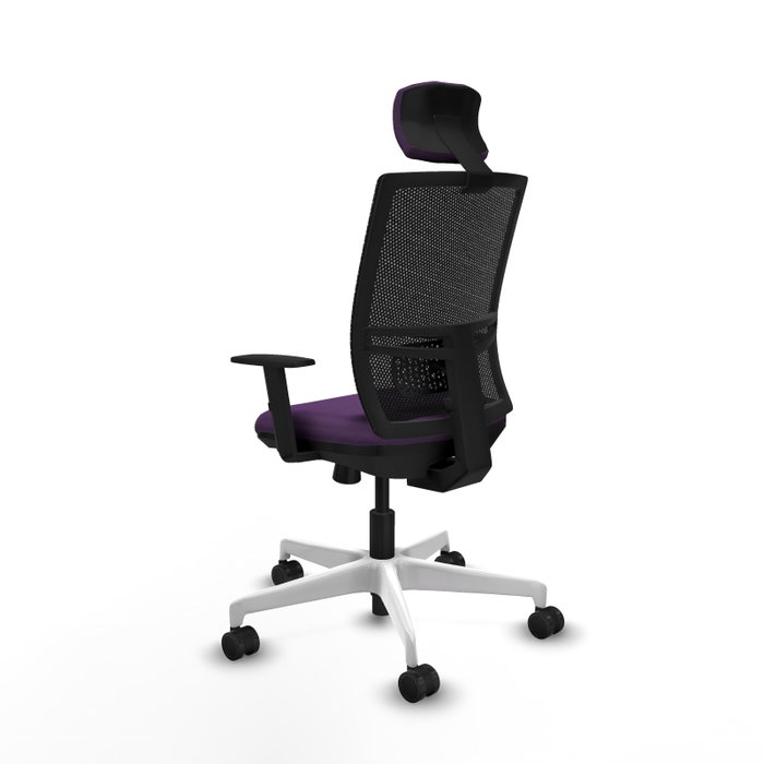 PIQUERAS Y CRESPO Silla de oficina Yunquera con mecanismo Sincro/Traslack Morado y Negro PIQUERAS Y CRESPO Silla de oficina Yunquera con mecanismo Sincro/Traslack Morado y Negro