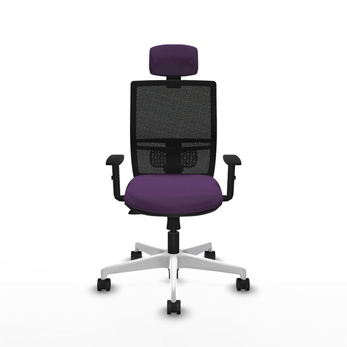 PIQUERAS Y CRESPO Silla de oficina Yunquera con mecanismo Sincro/Traslack Morado y Negro PIQUERAS Y CRESPO Silla de oficina Yunquera con mecanismo Sincro/Traslack Morado y Negro
