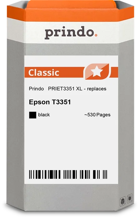 Prindo PRIET3351 Classic XL Cartucho de tinta negro Prindo PRIET3351 Classic XL Cartucho de tinta negro