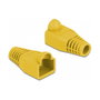 DeLOCK Alivio de tensión para conector macho RJ45, Amarillo, 20 piezas