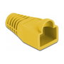 DeLOCK Alivio de tensión para conector macho RJ45, Amarillo, 20 piezas