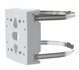 Axis AXIS T91B47 Monte en Poste para Cámaras, IK10 NEMA 4X, Acero Inoxidable SS316L, Compatible con Domo y Bullet